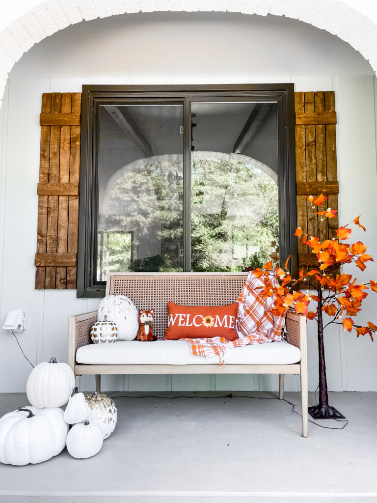 front porch fall decor