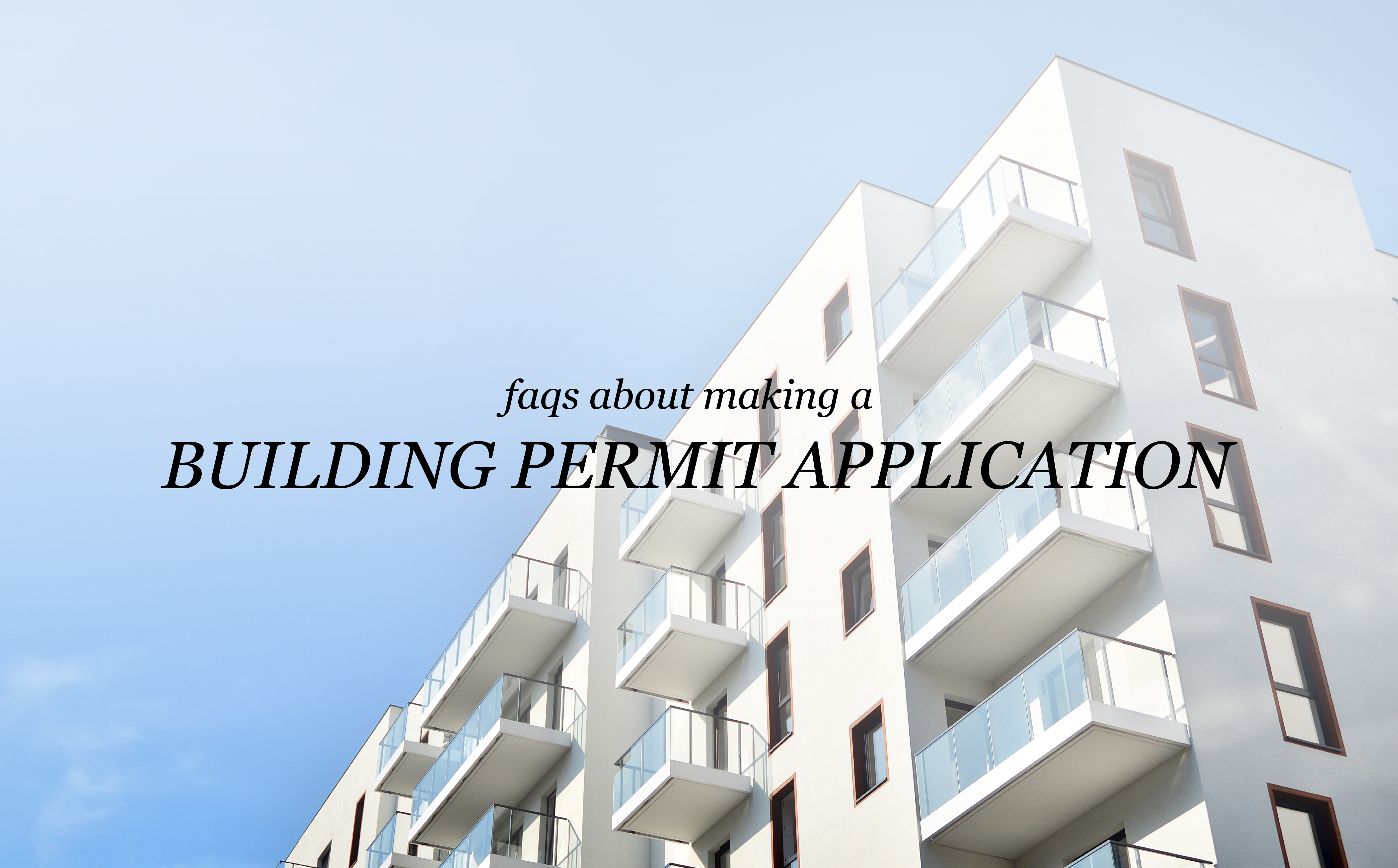 building permit application