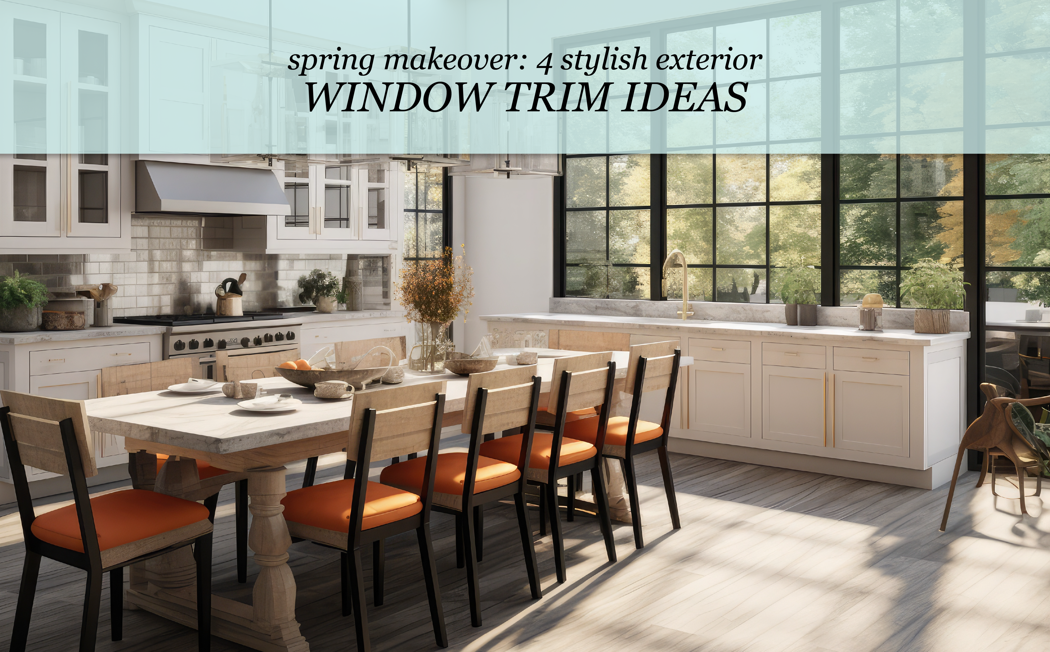 exterior window trim ideas